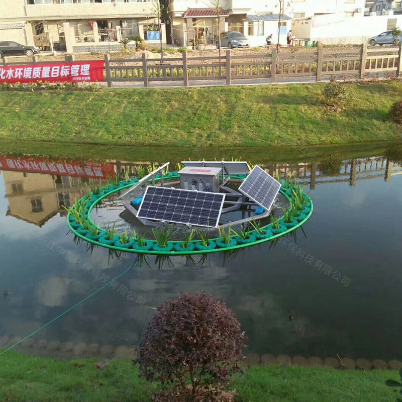 一体式太阳能曝气浮岛