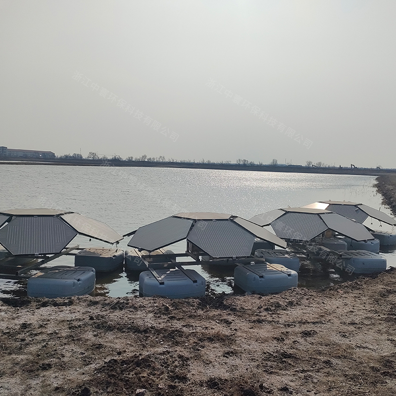 太阳能水循环复氧控藻设备